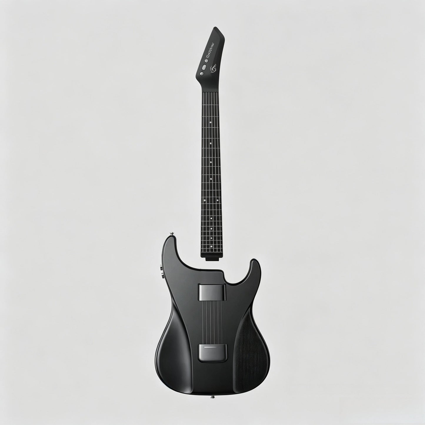 🎸Silent No-Sore-Finger Smart Travel Guitar Black & White for Beginners & Band