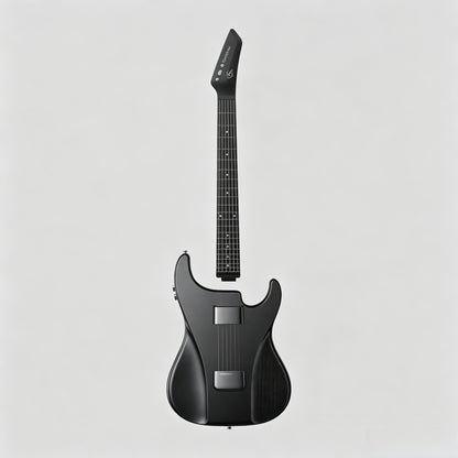 🎸Silent No-Sore-Finger Smart Travel Guitar Black & White for Beginners & Band