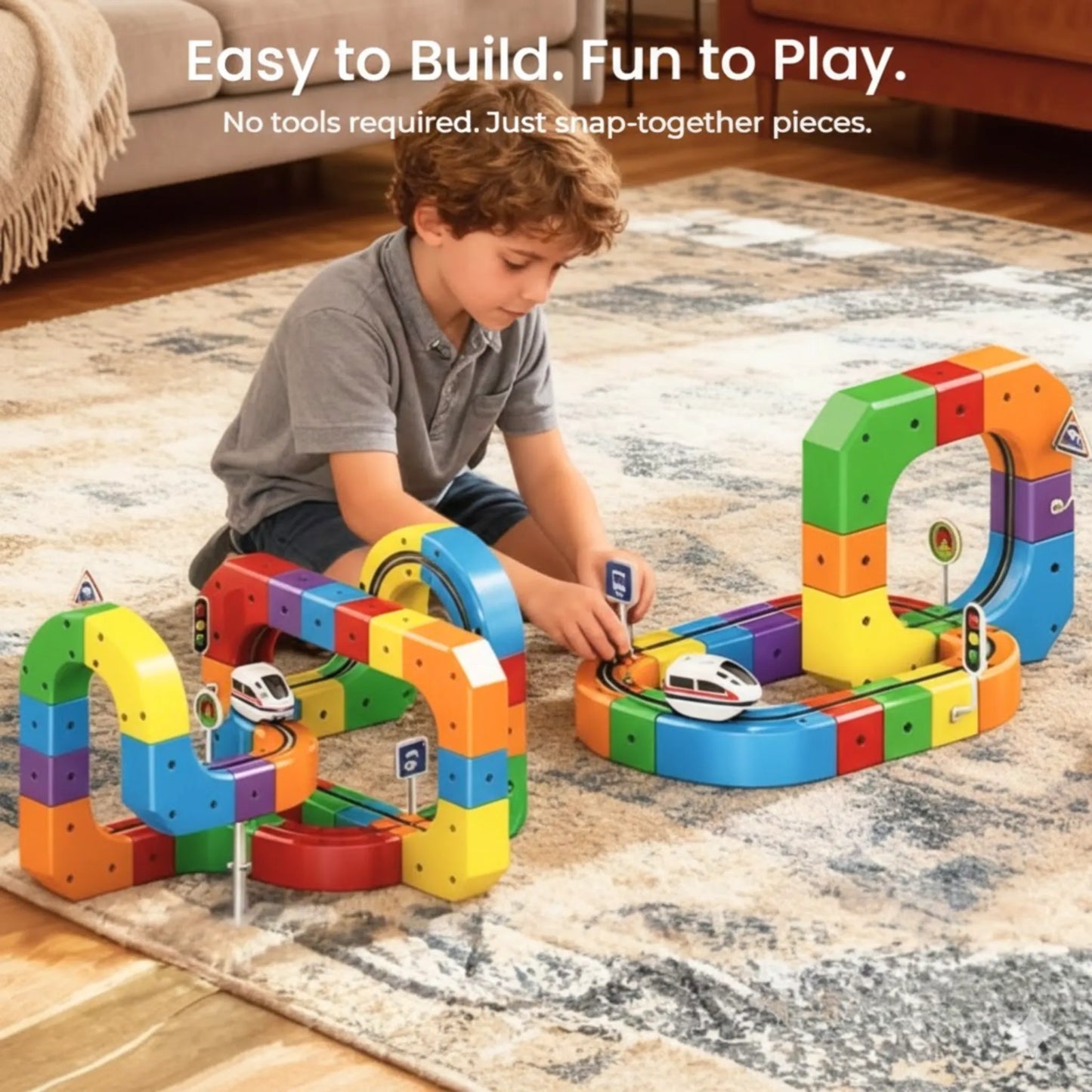 WonderRail: The Modular 3D Train Track for Curious Little Builders