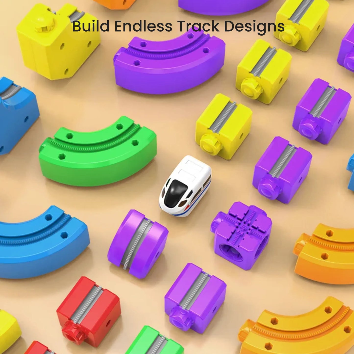 WonderRail: The Modular 3D Train Track for Curious Little Builders