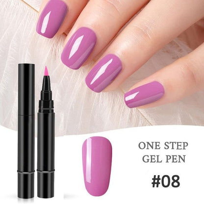 One Step Nail Gel Pen💡Free handheld mini UV nail lamp🎨Limited quantities, while stocks last.