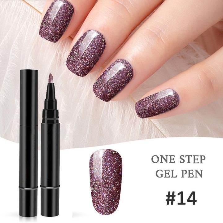 One Step Nail Gel Pen💡Free handheld mini UV nail lamp🎨Limited quantities, while stocks last.