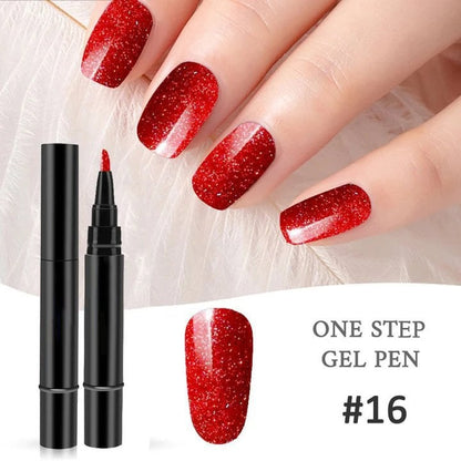 One Step Nail Gel Pen💡Free handheld mini UV nail lamp🎨Limited quantities, while stocks last.