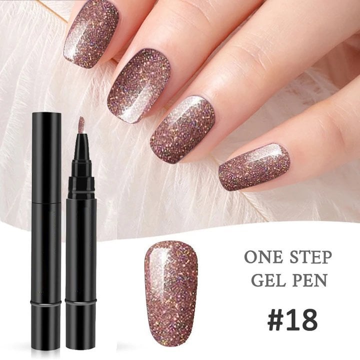 One Step Nail Gel Pen💡Free handheld mini UV nail lamp🎨Limited quantities, while stocks last.