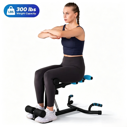 🏋️ All‑in‑One Multi‑Function Deep Squat Trainer | Compact Home Gym, 300‑LBS Capacity, Joint‑Friendly for Glute Lifting, Leg Shaping, Abs & Push‑Ups