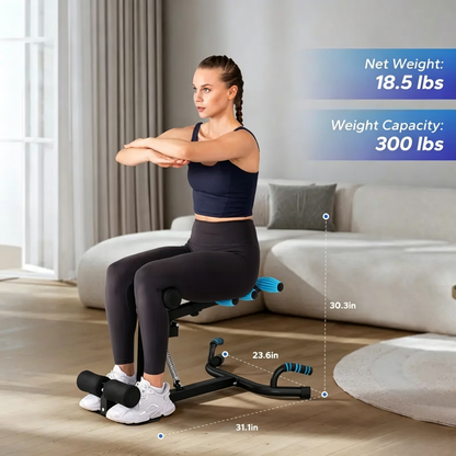 🏋️ All‑in‑One Multi‑Function Deep Squat Trainer | Compact Home Gym, 300‑LBS Capacity, Joint‑Friendly for Glute Lifting, Leg Shaping, Abs & Push‑Ups