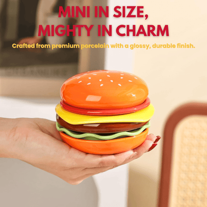 The Burger Stack Collection: Playful Ceramic Sets That Stack into a Perfect Burger
