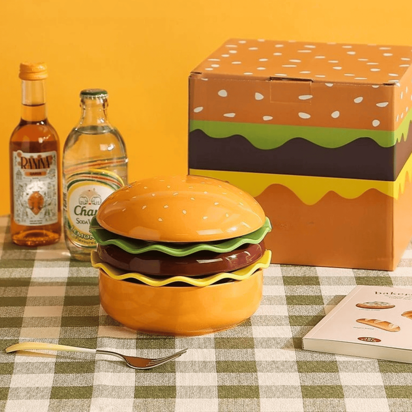 The Burger Stack Collection: Playful Ceramic Sets That Stack into a Perfect Burger