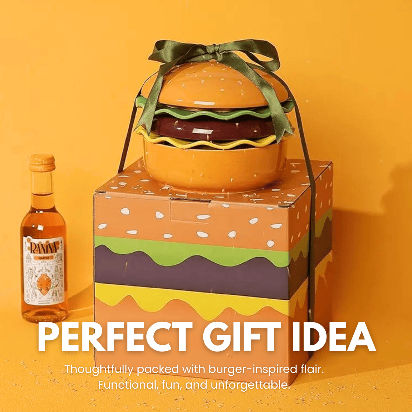 The Burger Stack Collection: Playful Ceramic Sets That Stack into a Perfect Burger