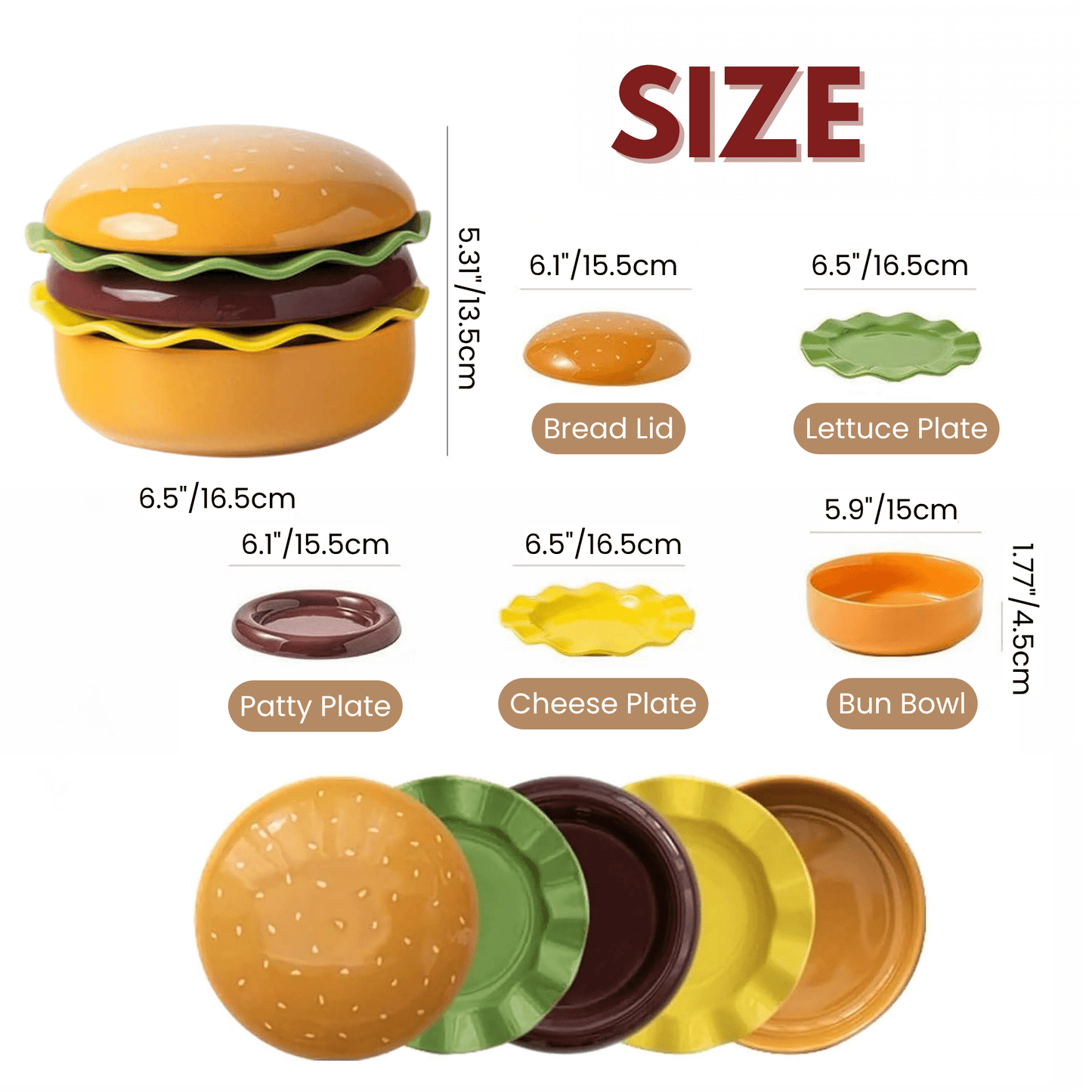 The Burger Stack Collection: Playful Ceramic Sets That Stack into a Perfect Burger